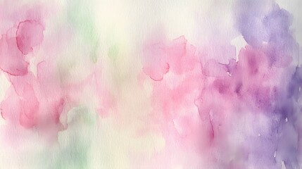 Fototapeta premium Abstract Watercolor Texture in Soft Pastel Colors for Design Use