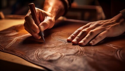 Obraz premium Exploring the potential of natural materials. 