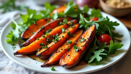 Roasted Sweet Potato Platter