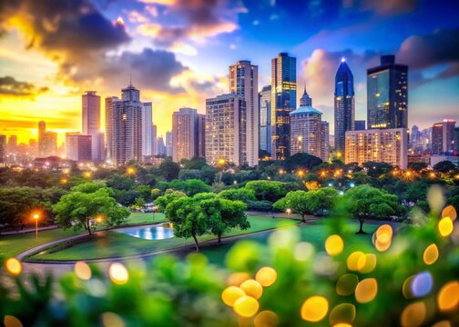 Stunning BGC Philippines Landscape - 4K Bokeh Photography