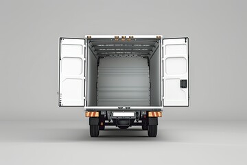 Ultra Quality Picture of Delivery Truck with Open Back