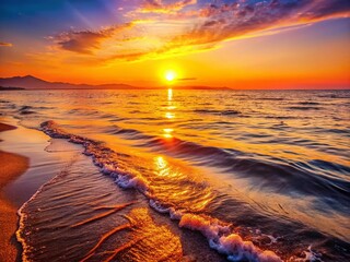 Stunning Red Sea Sunrise: Long Exposure Coastal Dawn Photography