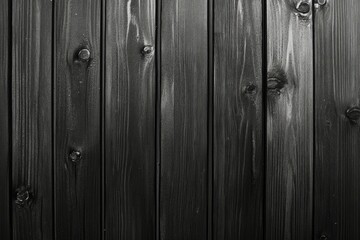 Obraz premium Dark wooden planks with knots texture. Neural network AI generated