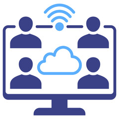 Online Conference Icon