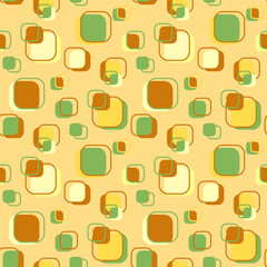 Vector - colorful square seamless pattern, small.