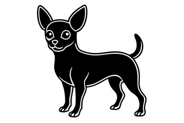 Chihuahua Silhouette vector illustration
