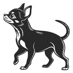Chihuahua Silhouette vector illustration