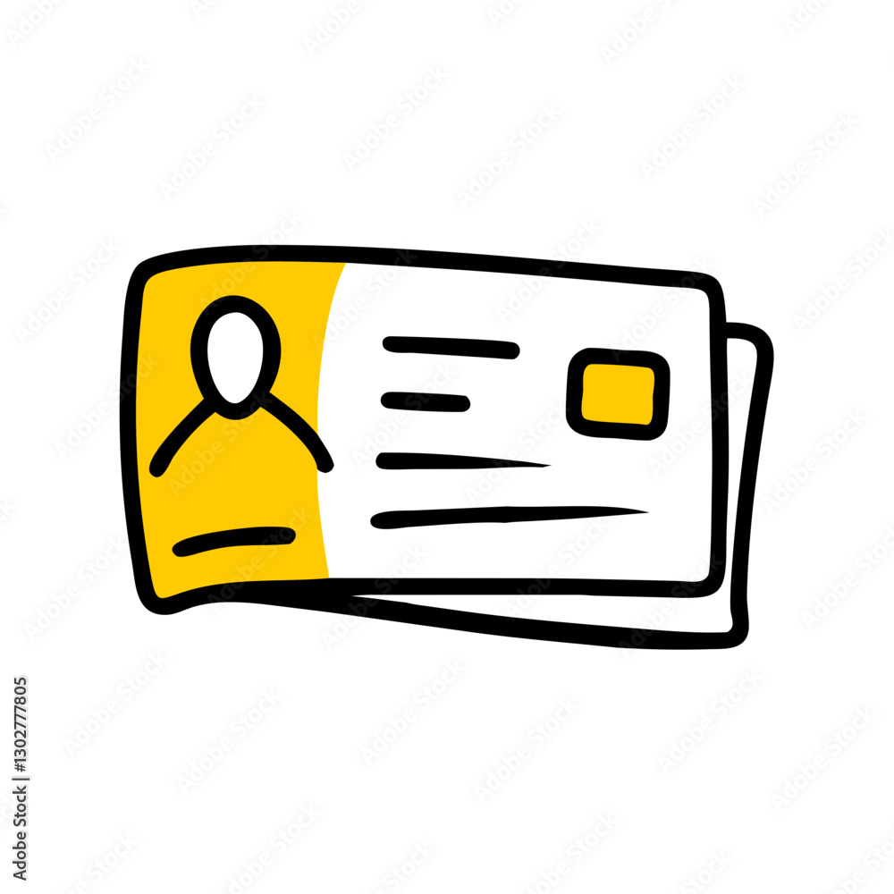Poster business card design showcasing a modern approach with minimalistic style elements and vibrant color