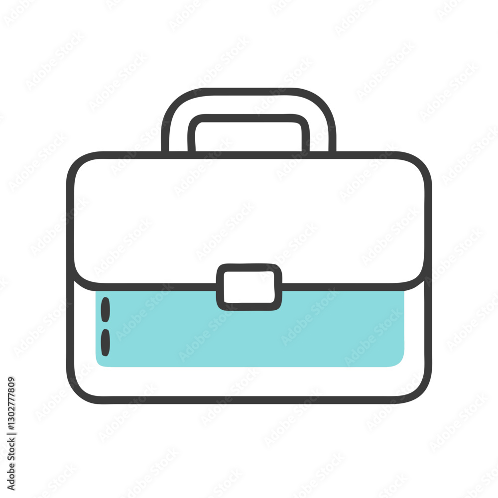 Poster stylish vector icon representing a professional briefcase design used for business and organizationa