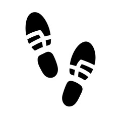 Dance shoe print vector icon displaying versatile footwear suitable for various dance styles in a modern and stylish design