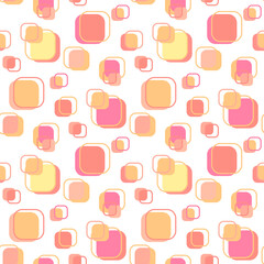 Vector - colorful square seamless pattern, small.