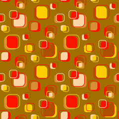 Vector - colorful square seamless pattern, small.