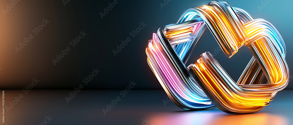 Poster dynamic light art display modern gallery photography abstract environment close-up view creative exp