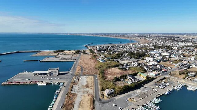 千葉県旭市にある刑部岬を撮影しました。
刑部岬は、屏風ヶ浦南端に位置する千葉県旭市の太平洋に突出する岬です。