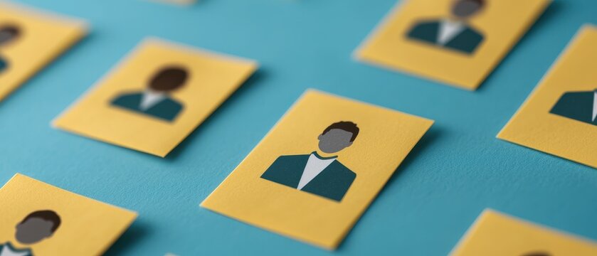 Sticky note infographics concept. Infographic on Personal Branding with Sticky Notes