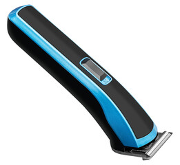 Blue cordless hair clipper