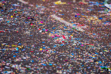 Obraz premium Carnaval festive garbage crap clean The Netherlands