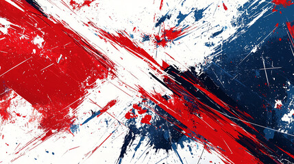 Abstract Paint Splatter Art