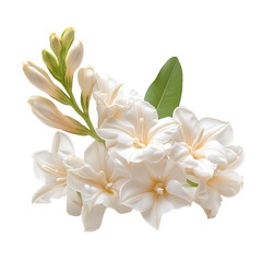 Tuberose Flower isolated on transparent background