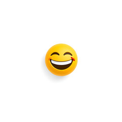 laughing smiley face, emoji design 