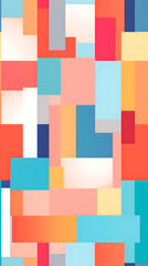 abstract blocks pattern geometric shapes design poster background