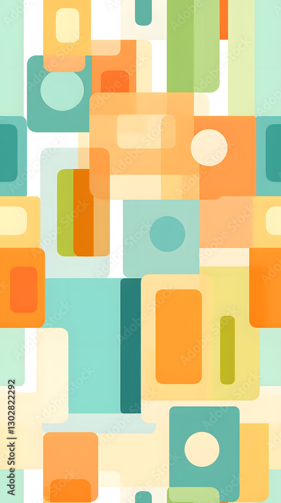 Poster abstract blocks pattern geometric shapes design poster background