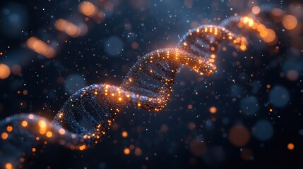 Close-Up of Analyzed DNA Strands in High Fidelity