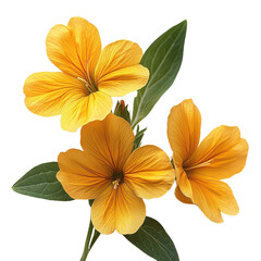 Wallflower Flower isolated on transparent background