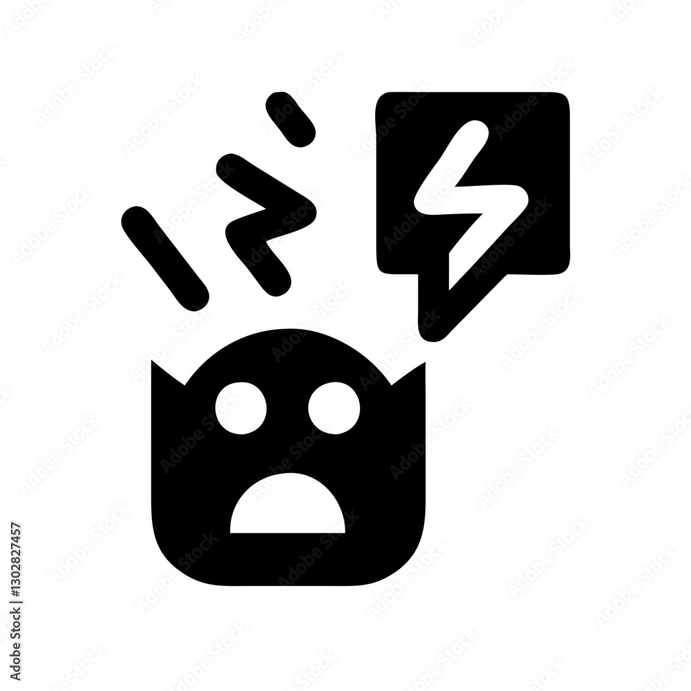 Aufkleber exciting shock sale announcement featuring bold vector icon with expressive character design and dyn