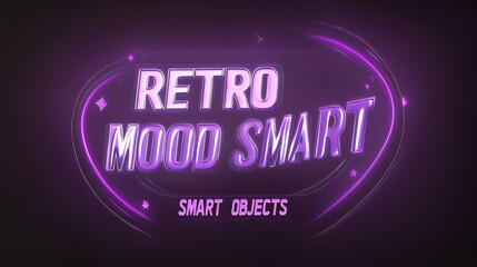 Retro Y2K Chrome Effect Mockup