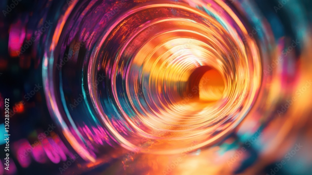 Poster colorful abstract background with swirling circles and vibrant patterns