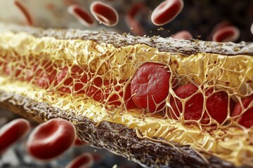 In-depth analysis of arterial blockage in autoimmune conditions.