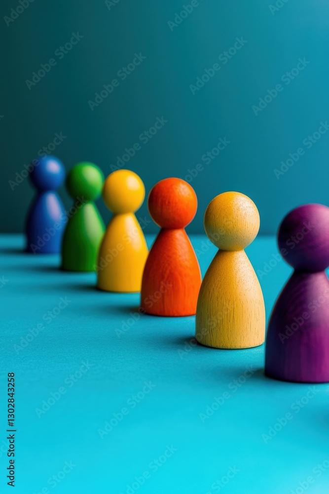 Poster figures visualizing steady progress towards goals.