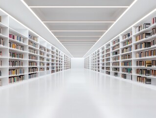 Fototapeta premium Public library renovation financed by cultural revenue bonds, Municipal Bonds Revenue Bonds, educational infrastructure
