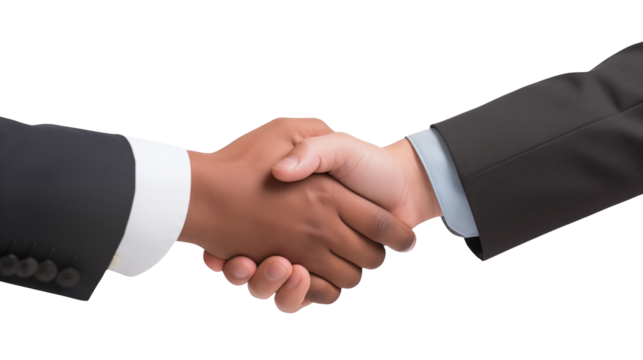 Diverse Businesspeople Handshake Agreement Partnership Teamwork Success