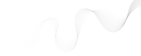 Abstract gray wave dynamic curve lines background. Energy technology concept modern backdrop design for business, presentation, banner.