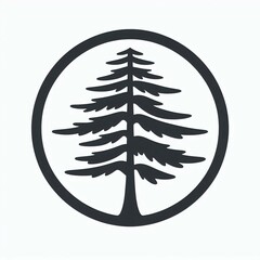 Silhouette Tree in Oval Frame