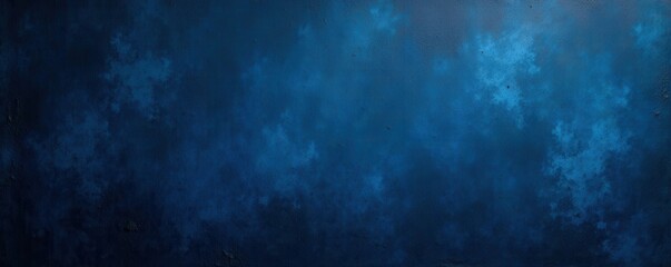 Dark blue & black grunge wall, textured surface, blue texture, backdrop