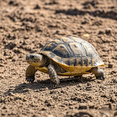 Fototapeta premium turtle on the ground