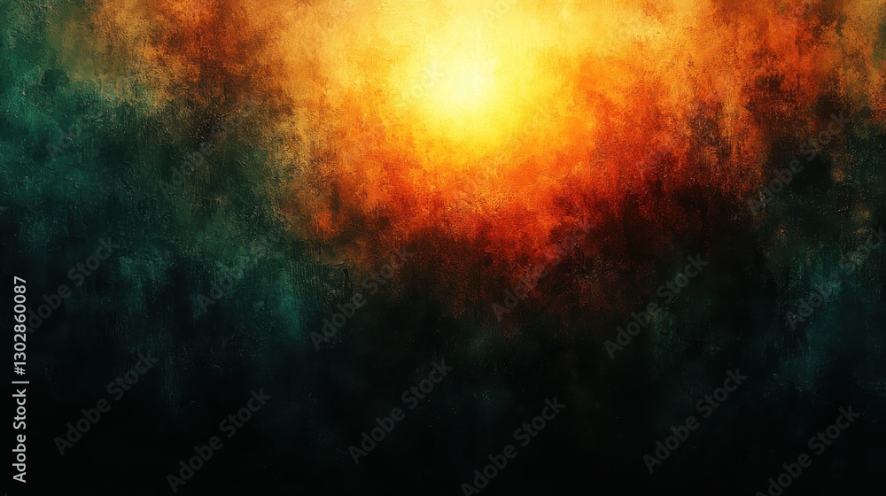 Poster a minimalistic grunge background featuring a gradient texture with darker edges and a bright center 