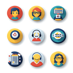 Team avatars depict support agents, data analysis, project management