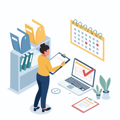 business man working on laptop