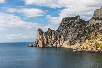 Views from the Golitsyn Trail - a mountain trail carved on the slope of Mount Koba-Kaya, located...
