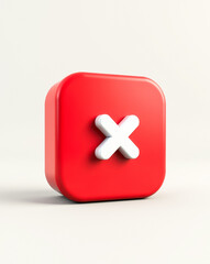 Obraz premium red with white