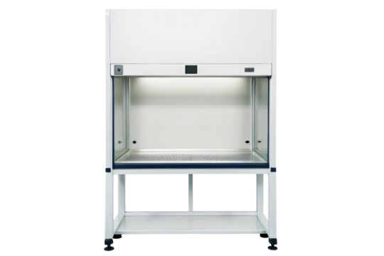 Laboratory fume hood for safe experiments isolated with transparent background