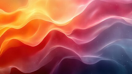 Obraz premium abstract gradient with vibrant warm and monochrome tones in flowing pattern
