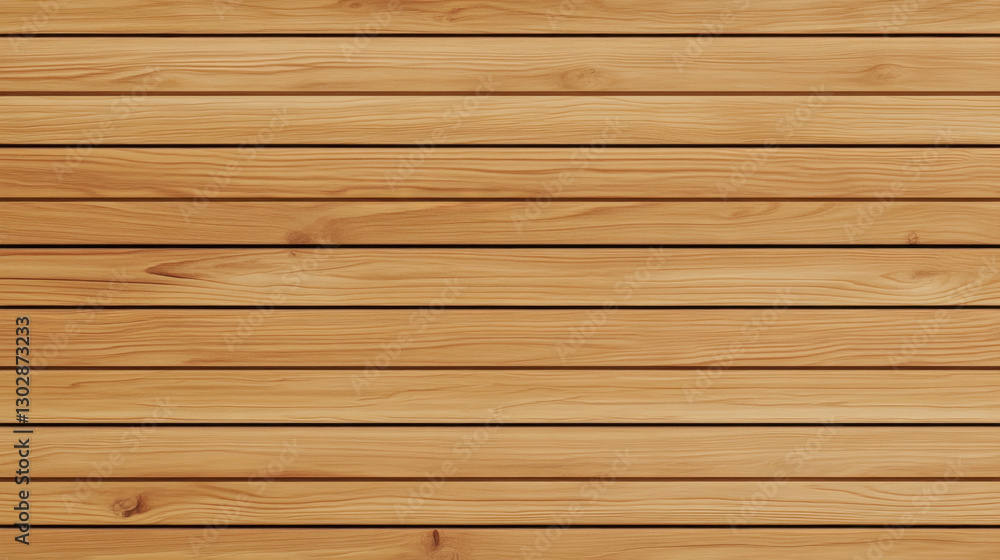 Poster 2d image of wooden floor piece with simple wood pattern, showcasing natural grain and texture. plank