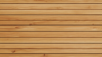 Fototapeta premium 2D image of wooden floor piece with simple wood pattern, showcasing natural grain and texture. planks are aligned horizontally, creating seamless and warm appearance