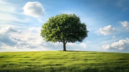 Fototapeta premium tree in the field