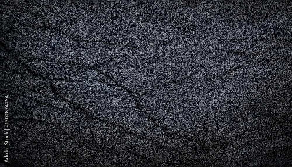 Aufkleber dark textured slate stone background with natural cracks, rough surface pattern, and subtle linear structure for design and mockup

